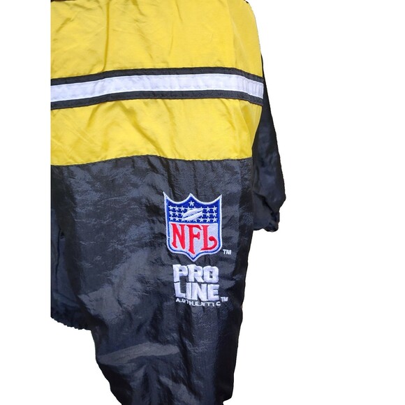 Pittsburg Steelers Football Jacket Size M NFL Pro Line - Picture 7 of 10
